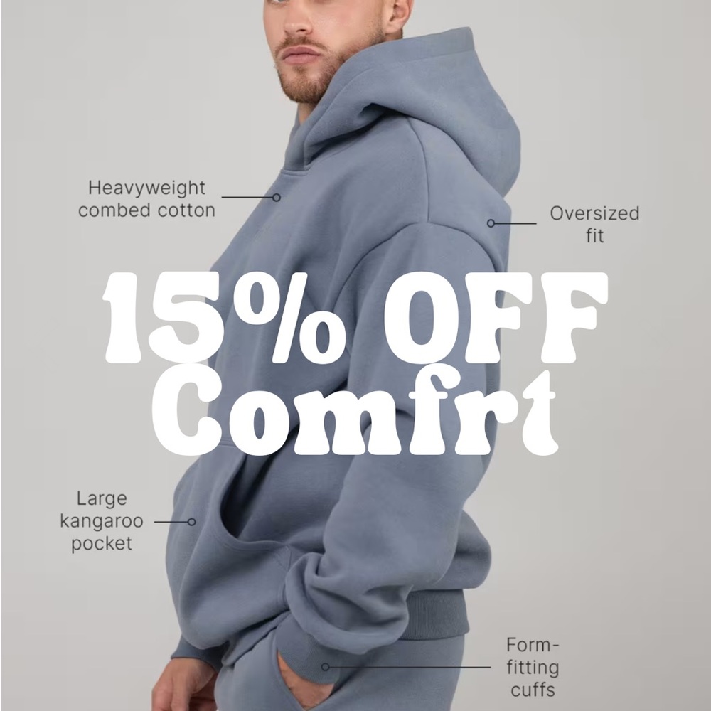 15% off Entire COMFRT Order